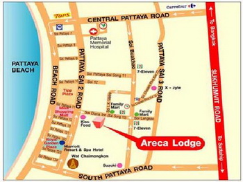 Thailand, Pattaya, Areca Lodge Hotel